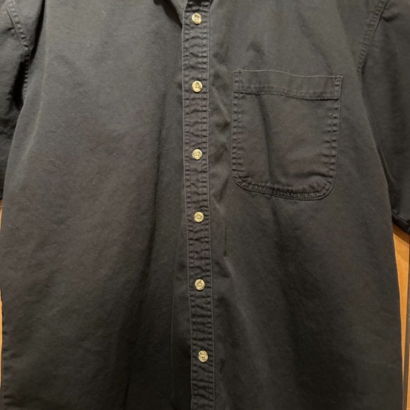 Canyon Guide Outfitters Mens Black Button-Up Short Sleeve - Large - Picture 6 of 9